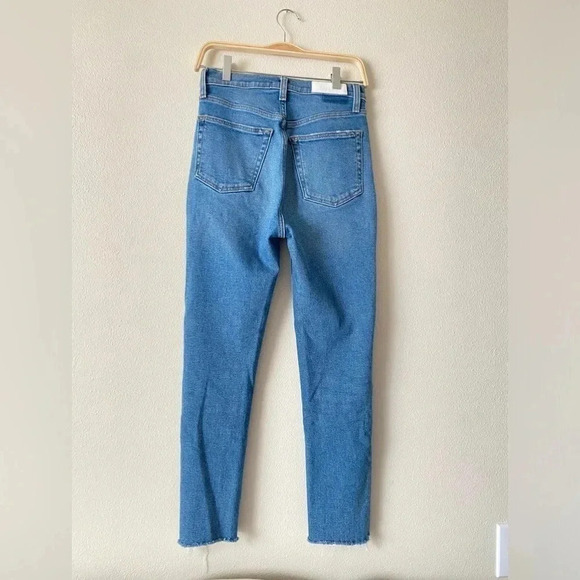 Re/Done Levi’s Broken Through 90s High Rise Ripped Distressed Jeans Size 26 - Picture 3 of 6